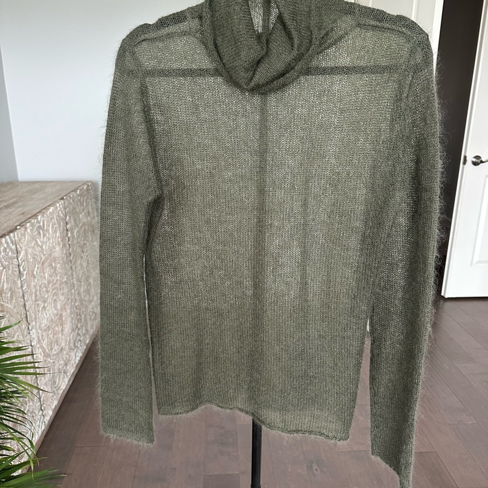 Banana Republic Olive Green Cowl Neck Sweater